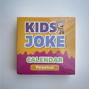 Source Unknown Kids Joke Calendar - Purple and Yellow Fun